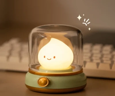 מנורת לילה חמודה USB נטענת